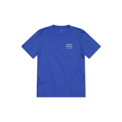 Mons Royale Icon Mens Merino T-Shirt - Ultramarine