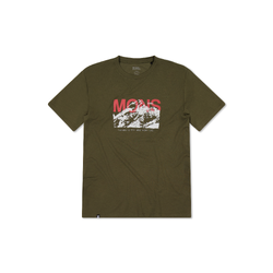 Mons Royale Icon Mens Merino T-Shirt - Dark Olive