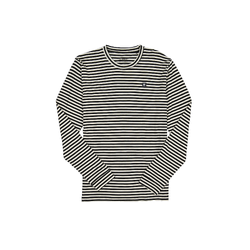 Mons Royale Icon Mens Merino Long Sleeve T-Shirt - MR Stripe