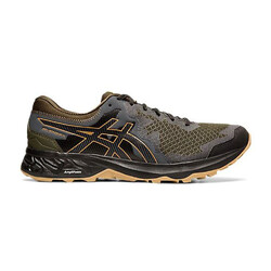Asics Gel-Sonoma 4 (4E) Mens Trail Running Shoes - Olive Canvas/Black