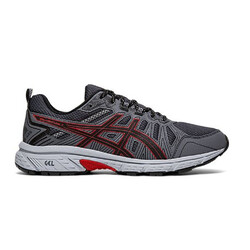 Asics Gel-Venture 7 Wide (4E) Mens Trail Running Shoes - Black/Classic Red