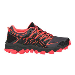 Asics Gel-Fujitrabuco 7 Womens Trail Running Shoes - Black/Flash Coral