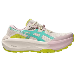Asics Trabuco Max 5 Womens Trail Running Shoes - Mineral Beige/Aurora Green