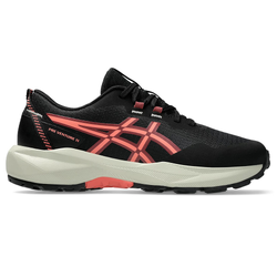 Asics Pre Venture 11 Kids Trail Running Shoes - Black/Papaya