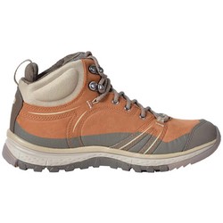 KEEN Terradora Lthr Mid Waterproof Womens Hiking Boots - Brown/Grey