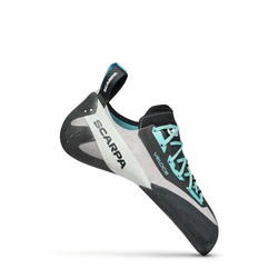 Scarpa Veloce L Womens Climbing Shoes - Light Grey/Maldive