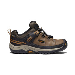 Keen Targhee Low Youth Waterproof Hiking Shoes - Dark Earth/Golden Brown