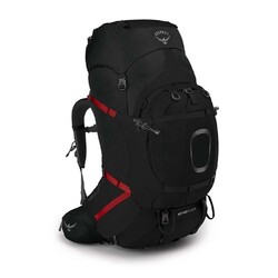 Osprey Aether Plus 85L Mens Hiking Backpack - Black