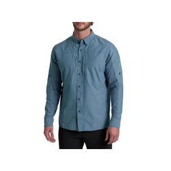 Kuhl Airspeed Mens Long Sleeve Hiking Shirt - Dusk Blue