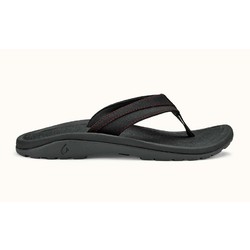 OluKai Ohana Koa Mens Sandals - Carbon/Carbon