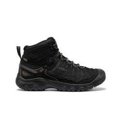 Keen Targhee IV Mens Mid Wide Waterproof Hiking Boots  - Triple Black - Triple Black