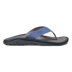 OluKai Ohana Ho'okahi Mens Sandals - Vintage Indigo Charcoal