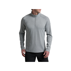 Kuhl Influx 1/4 Zip Mens Midweight Pullover - Heather Grey