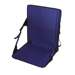 Crazy Creek Hex 2.0 LONGBACK Original Lightweight Packable Hiking Chair - Black / Royal Blue
