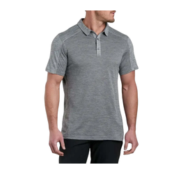 Kuhl Engineered Mens Polo T-Shirt - Heather Grey