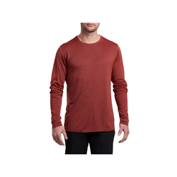 Kuhl Engineered Mens Long Sleeve Crew T-Shirt - Rusted Sun