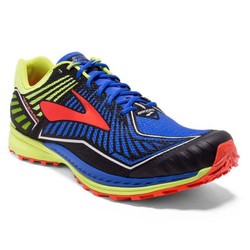 Brooks Mazama Mens Trail Running Shoes - Blue/Lime/Cherry