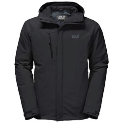Jack Wolfskin Troposphere Mens Waterproof Insulated Jacket - Black
