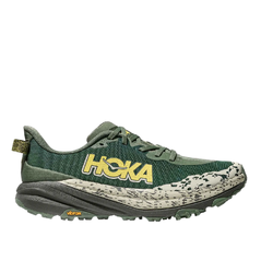 Hoka Speedgoat 6 Mens Wide Trail Running Shoes - Fern/Asphalt Grey