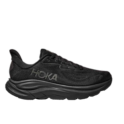 Hoka Clifton 10 Mens Road Running Shoes - Black/Black