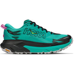 Hoka Mafate 5 Womens Trail Running Shoes - Black/Electric Aqua