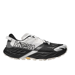 Hoka Speedgoat 7 Mens Wide Trail Running Shoes - Black / White