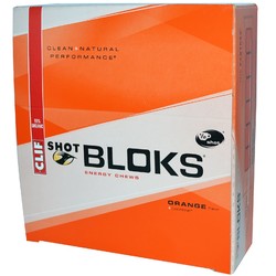 Clif Energy Shot Bloks Orange Box of 18 x Packets
