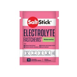 SaltStick Fastchews Electrolyte Replacement Chews - Sachet of 10 - Watermelon