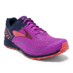 Brooks Mazama Womens Trail Running Shoes - Purple/Peacoat/Coral