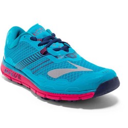 Brooks Pure Grit 5 Womens Trail Running Shoes - Blue/Virtual Pink
