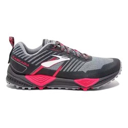 Brooks Cascadia 13 Womens Trail Running Shoes - Grey/Grey/Pink