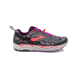 Brooks Caldera 3 Womens Trail Running Shoes - Black/Purple/Coral