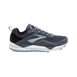 Brooks Cascadia 14 Womens Trail Running Shoes - Grey/Black/Kentucky Blu