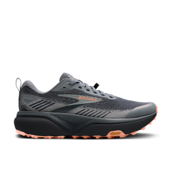 Brooks Cascadia 20 Womens Trail Running Shoes - Grey/Grey/Peach