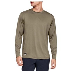 Under Armour Tactical UA Tech Mens Long Sleeve T-Shirt - Federal Tan/None -  M