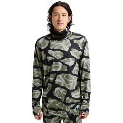 Burton Midweight Base Layer Mens Long Neck T-Shirt - Graffiti Camo