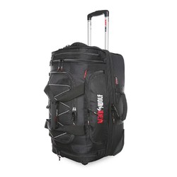 Black Wolf Bladerunner Rolling Travel Bag 60L + 20L - Black