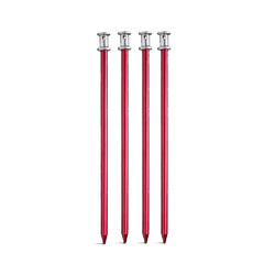 Zempire Aluminium Tent Stakes - 4 PK - Red