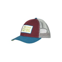 Marmot Retro Trucker Mens Hat - Burgundy