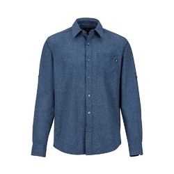Marmot Windshear Long Sleeve Mens Shirt - Dark Indigo