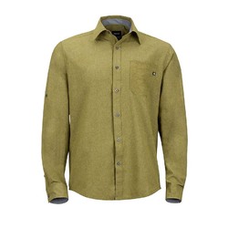 Marmot Windshear Mens Long Sleeve Shirt - Military Green
