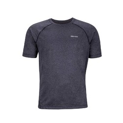 Marmot Accelerate Short Sleeve Mens Shirt - Black Heather