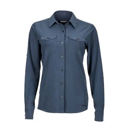 Marmot Annika Womens Long Sleeve Shirt - Dark Steel