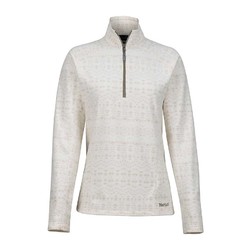 Marmot Rocklin Womens 1/2 Zip Fleece Jacket - Oatmeal Sunfall