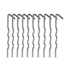 Zempire Crinkle Cut Pegs 8mm - 10 PK - Steel