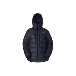 Norrona Trollveggen Down800 Womens Hooded Insulated Jacket - Caviar Black