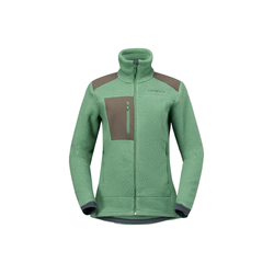 Norrona Trollveggen Warm3 Womens Fleece Jacket - Dark Ivy