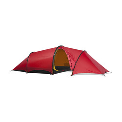 Hilleberg Anjan 3 GT - Light Weight 3-Person Mountain Hiking Tent - Red