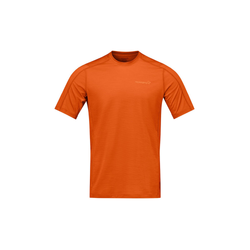 Norrona Falketind EqualiserUll Mens Short Sleeve Baselayer T-Shirt - Gold Flame