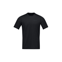 Norrona Falketind EqualiserUll Mens Short Sleeve Baselayer T-Shirt - Caviar Black